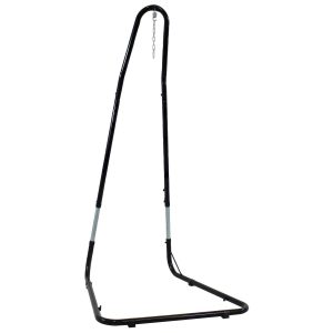 Ultimate Patio Steel Adjustable Hammock Chair Stand - Black
