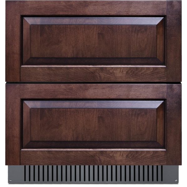 Summit 30-Inch 5.42 Cu. Ft. 2-Drawer All-Refrigerator, ADA Compliant - Custom Panel - SPR3032DPNRADA