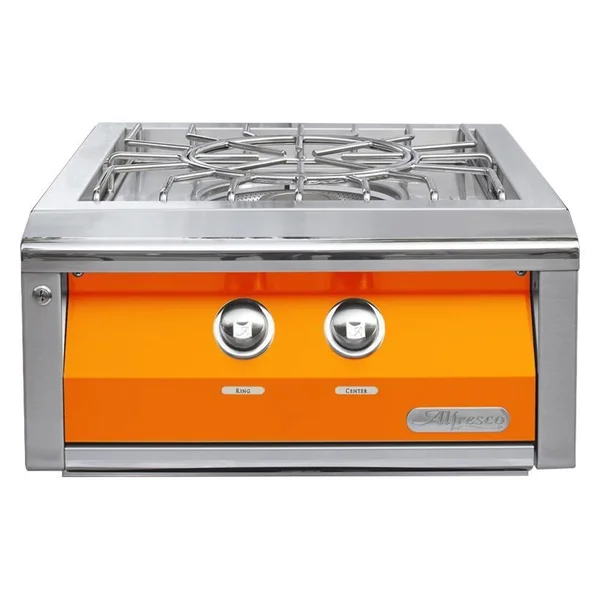 Alfresco 24-Inch Propane Versa Power Cooking System in Luminous Orange - AXEVP-LP-S2005
