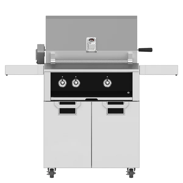Aspire By Hestan 30-Inch Natural Gas Grill With Rotisserie - Stealth - EABR30-NG-BK