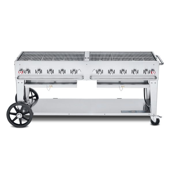 Crown Verity 72-Inch Mobile Natural Gas Grill - CV-MCB-72NG