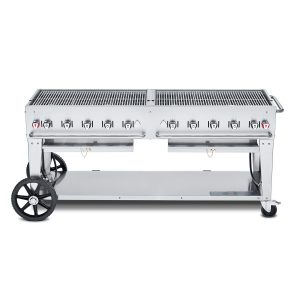 Crown Verity 72-Inch Single Inlet (50 or 100 LB Tanks Only) Mobile Propane Grill - CV-MCB-72-SI 50/100