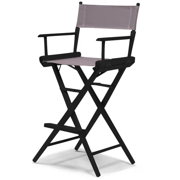 World Famous Bar Height Director Chair By Telescope Casual - Black/Gray