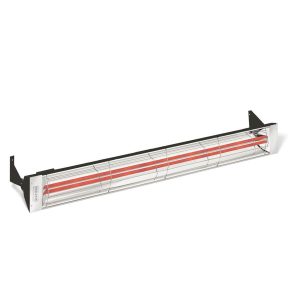 Infratech WD-Series 61 1/4-Inch 6000W Dual Element Electric Infrared Patio Heater - 480V - Black - WD6048BL