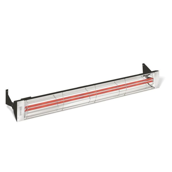 Infratech WD-Series 61 1/4-Inch 6000W Dual Element Electric Infrared Patio Heater - 480V - Black - WD6048BL