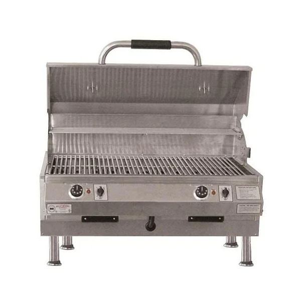 Electri-Chef Ruby 32-Inch Tabletop 5280 Watt Electric Grill With Dual Temperature Control - 4400-EC-448-TT-D-32
