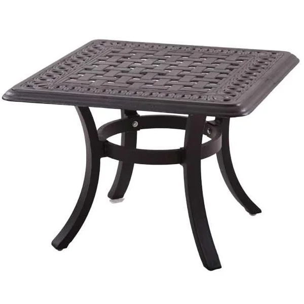 Series 88 24 Inch Cast Aluminum End Table by Darlee