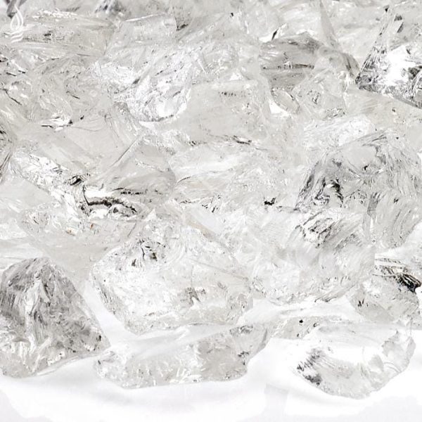 BBQGuys Signature 1/2-Inch to 1-Inch Ice Fire Pit Glass - 10 Pounds