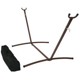 Ultimate Patio Brazilian Portable Hammock Stand w/ Carrying Case - Bronze