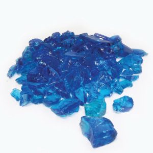 Enhance A Fire Arsty Blue 3/4-Inch Crushed Fire Glass - 5 lbs