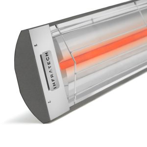 Infratech C-Series 33-Inch 1500W Single Element Electric Infrared Patio Heater - 240V - Gray - C1524GR