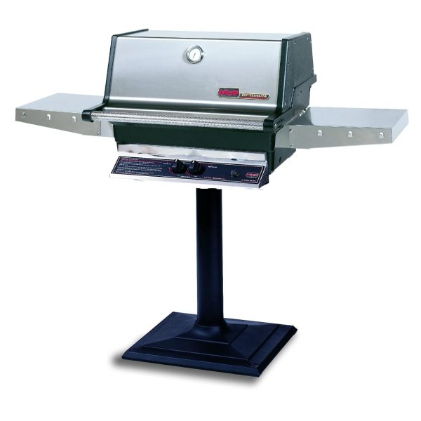 MHP TJK2 Propane Gas Grill With SearMagic Grids On Bolt Down Post