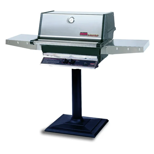 MHP TJK2 Natural Gas Grill With Stainless Grids On Bolt Down Post