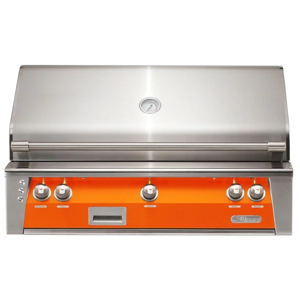 Alfresco ALXE 42-Inch Built-In Propane Grill With Sear Zone And Rotisserie in Luminous Orange - ALXE-42SZ-LP-S2005