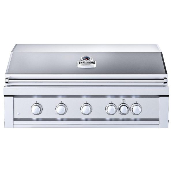 Sunstone Ruby 42-Inch 5-Burner Built-In Propane Gas Grill With Pro-Sear And Rotisserie - Ruby5BIR-LP