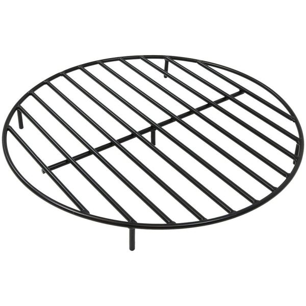 Ultimate Patio 30-Inch Round Steel Outdoor Fire Pit Grate
