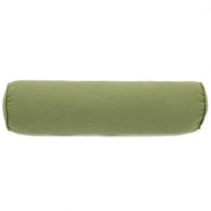Sunbrella Spectrum Cilantro Outdoor Bolster Pillow W/ Piping By BBQGuys Signature - 6 X 24