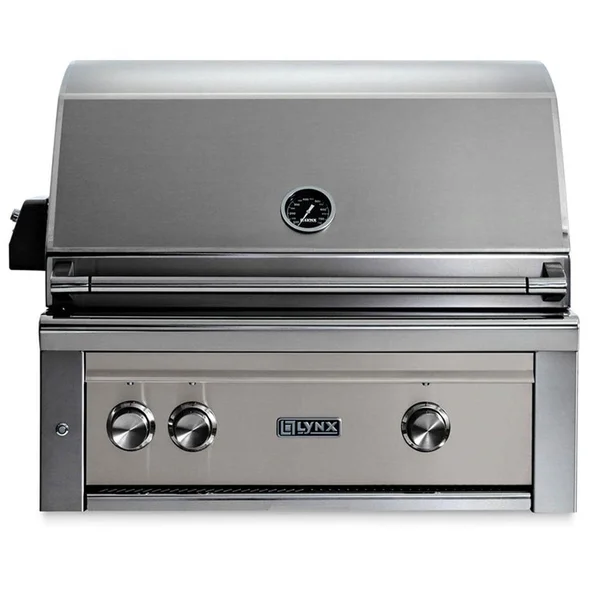 Lynx Professional 30 Inch Built-In All Infrared Trident Propane Grill w/ Rotisserie in Limestone - L30ATR-LSLP