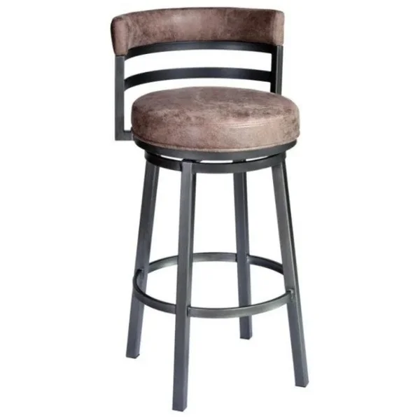 MIlan Counter Height Bar Stool - Mineral Bandero Tobacco