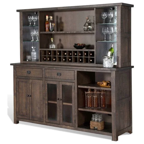 Homestead 80" Back Bar & Hutch