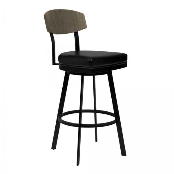Fairmont Counter Height Bar Stool - Matte Black