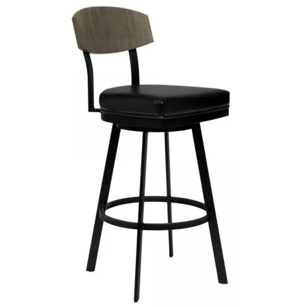 Fairmont Bar Stool - Matte Black