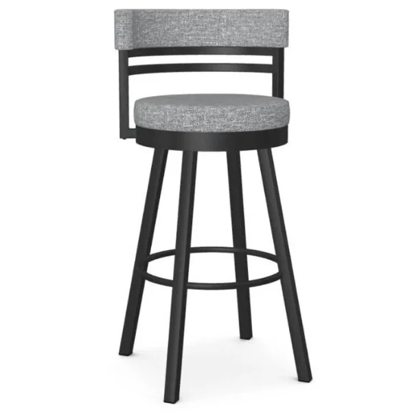 Ronny Swivel Bar Stool - Black