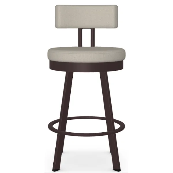 Barry Swivel Counter Stool - Oxidado / Gridlock
