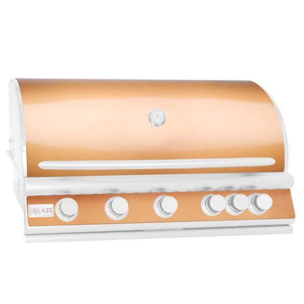 Blaze Grill Skin & Control Panel Cover in Rose Gold / Copper for 40-Inch Gas Grills - BLZ-5BSK-RG