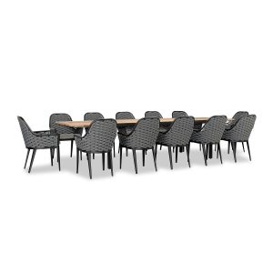 Chloe Bay  13 Pc Reclaimed Teak Extendable Dining Set by Lakeview Outdoor Designs