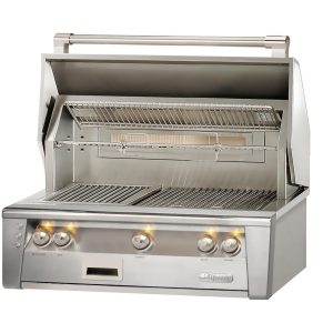 Alfresco ALXE 36-Inch Built-In Natural Gas Grill With Sear Zone And Rotisserie - ALXE-36SZ-NG