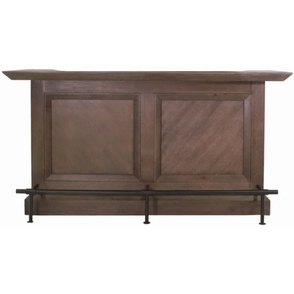 Carmel 80" Front Bar - Antique Coffee