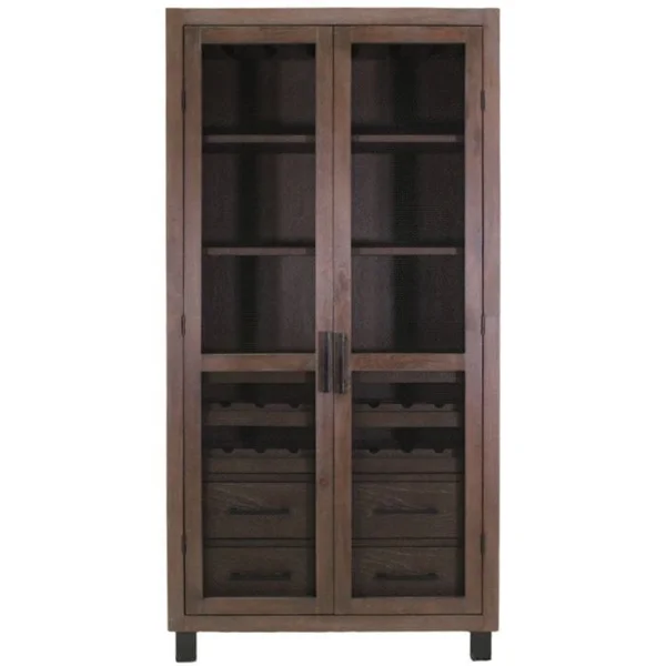 Bryxton Bar Cabinet - Antique Coffee