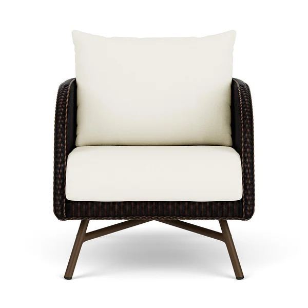 Essence Lloyd Loom Club Chair in Mink/Sailcloth Salt by Lloyd Flanders