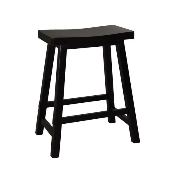 Sawhorse Counter Height Bar Stool - Black