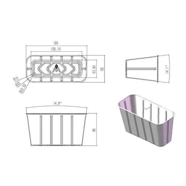 Magma Disposable Grease Tray Liners for Crossover Camping Stovees - 10 Pack - CO10-393
