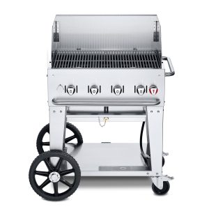 Crown Verity 30-Inch Mobile Natural Gas Windguard Package - CV-MCB-30WGP-NG