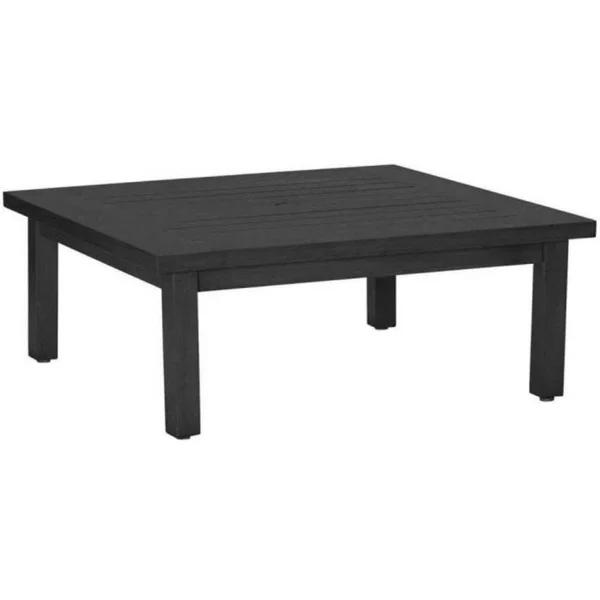 Club Aluminum Square Coffee Table - Midnight