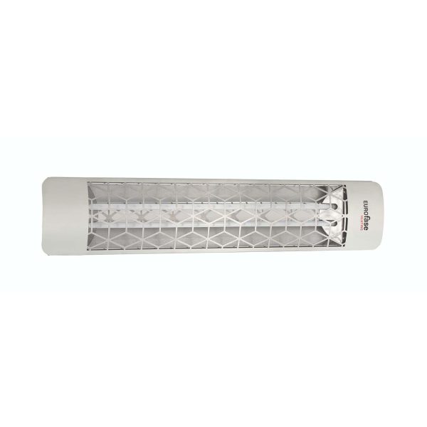 Eurofase Stella Series 39-Inch 5000 Watt Dual Element 240V Electric Infrared Patio Heater - Stainless Steel - EF50240S6