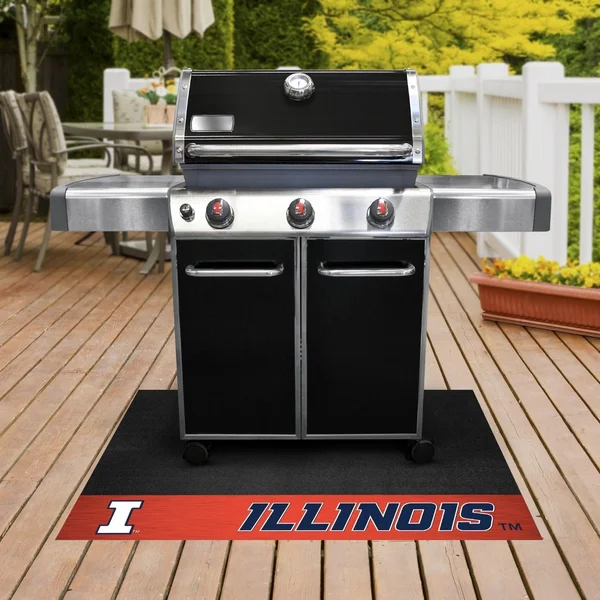 Fanmats University of Illinois Grill Mat