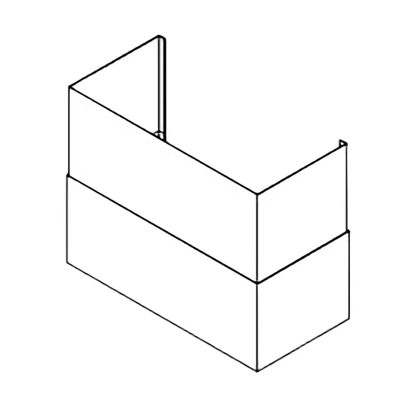 Trade-Wind Telescoping Dual Exhaust Duct Cover For 9 to 10 Foot Ceilings - DC7201D