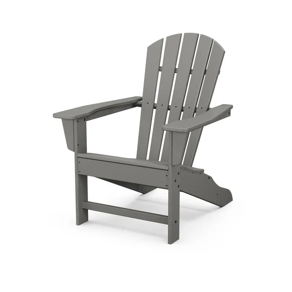 Palm Coast Recycled Plastic Adirondack in Slate Gray by POLYWOOD