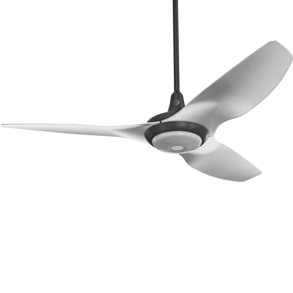 Big Ass Fans 52-Inch Haiku Ceiling Fan Universal Mount W/32-Inch Downrod & Downlight in Black/Brushed Aluminum - MK-HK4-042506A258F531G10I32S2