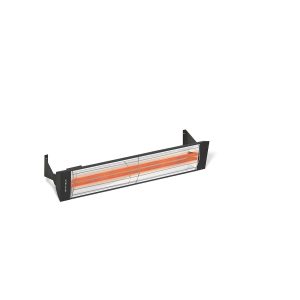 Infratech WD-Series 39-Inch 4000W Dual Element Electric Infrared Patio Heater - 240V - Black - WD4024SS-BLK