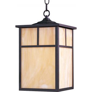 Maxim Coldwater One Light 15-Inch Outdoor Hanging Lantern - Burnished - 4058HOBU