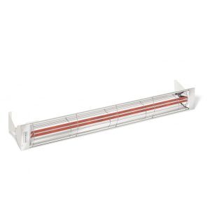 Infratech WD-Series 61 1/4-Inch 6000W Dual Element Electric Infrared Patio Heater - 480V - White - WD6048WH