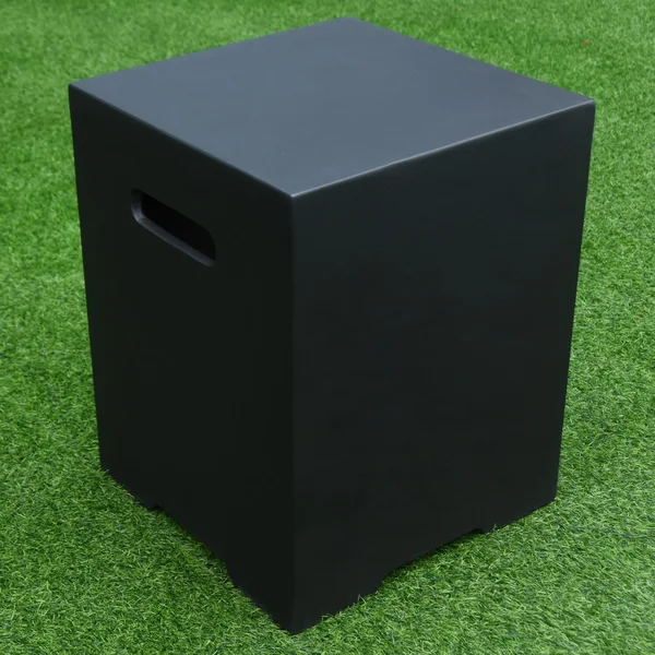 Elementi Modeno Square Tank Cover - Black - ONB021BK