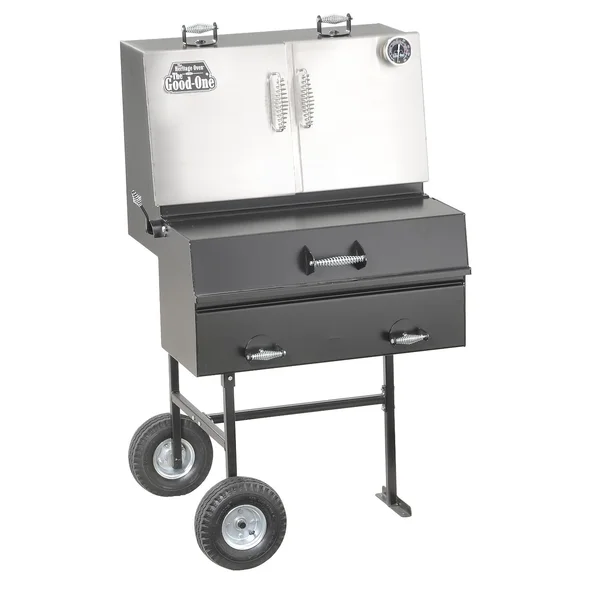 The Good-One Heritage Oven Gen III 32-Inch Freestanding Charcoal Smoker - 21300AOH