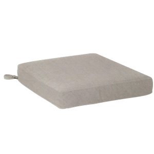 Sunbrella Cast Ash Extra Large Outdoor Replacement Seat Cushion W/ Knife Edge By BBQGuys Signature