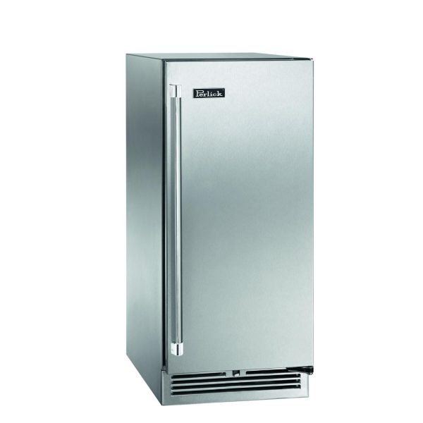 Perlick 15-Inch Signature Series Stainless Steel Outdoor Wine Reserve - Right Hinged - HP15WO-4-1R